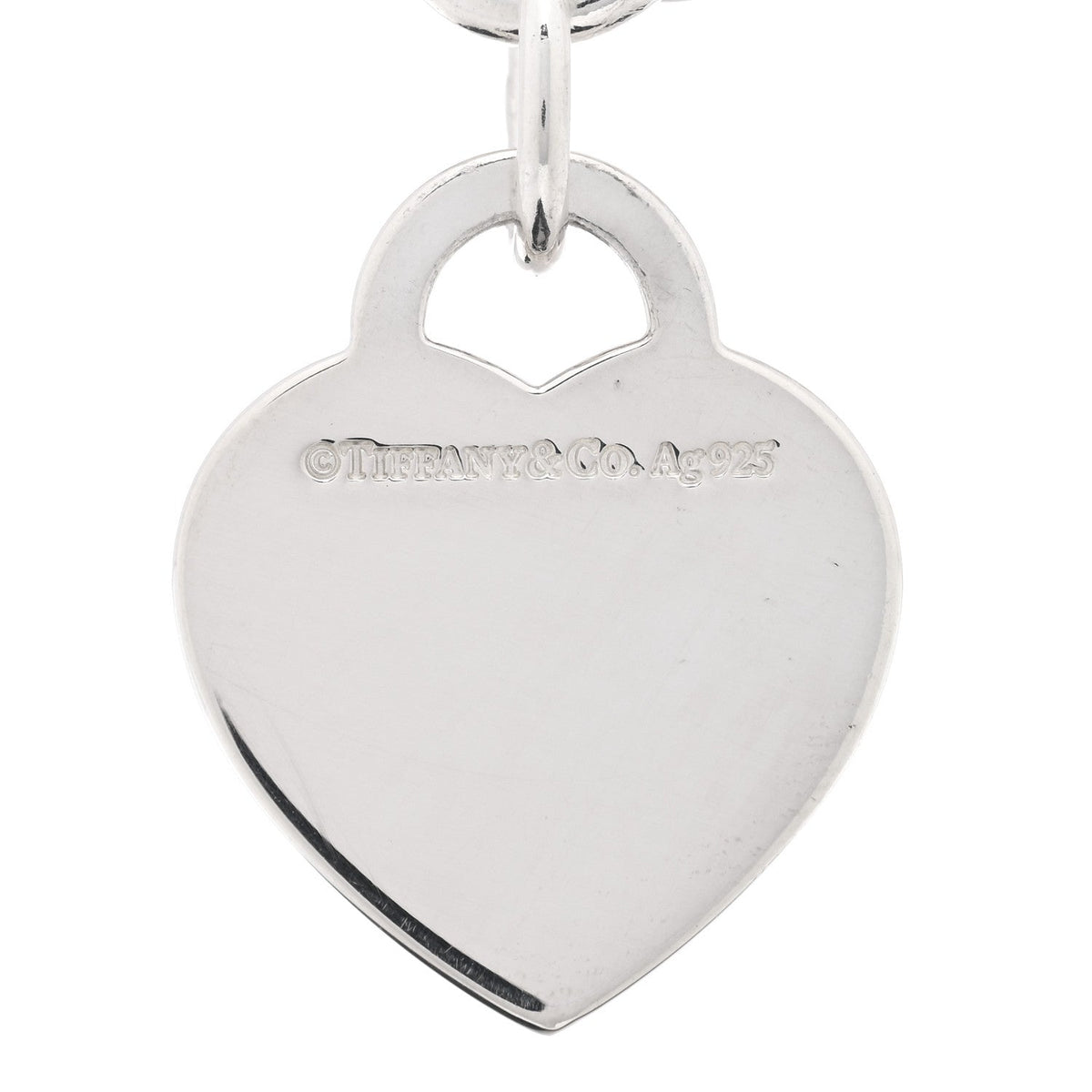 Sterling Silver Return to Tiffany Heart Tag Charm Bracelet