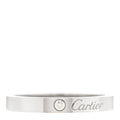 Platinum Diamond 3mm C De Cartier Wedding Band Ring 61 9.5