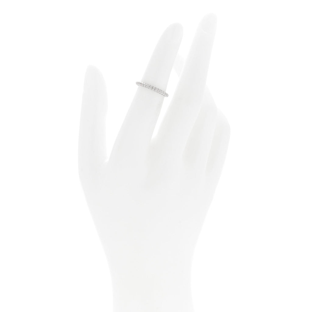 18K White Gold Small Perlee Ring 48 4.5