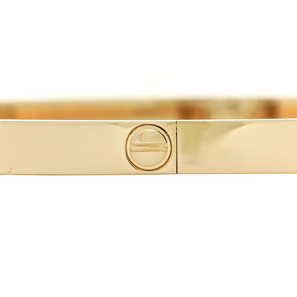 18K Yellow Gold Small LOVE Bracelet 17
