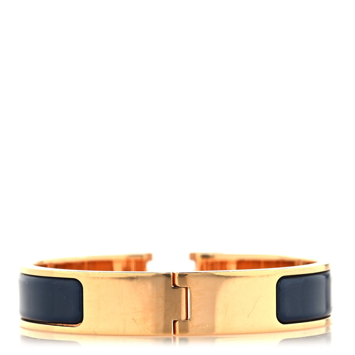 Enamel Narrow Clic Clac H Bracelet PM Ultramarine