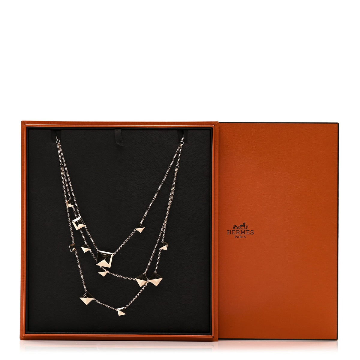 18K Rose Gold Clou d'H Necklace