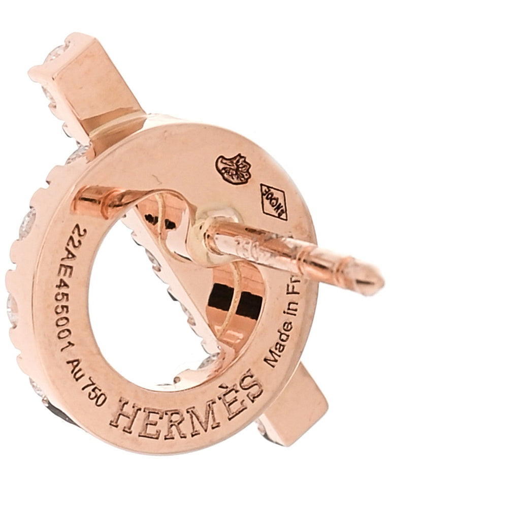 18K Rose Gold Diamond Finesse Earrings