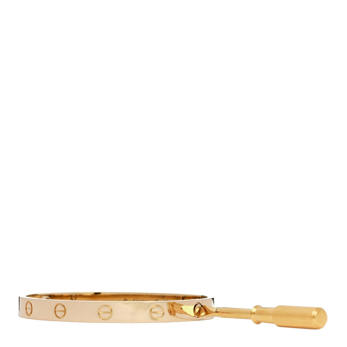 18K Yellow Gold LOVE Bracelet 17