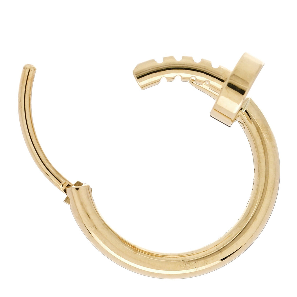 18K Yellow Gold Juste Un Clou Single Hoop Earring