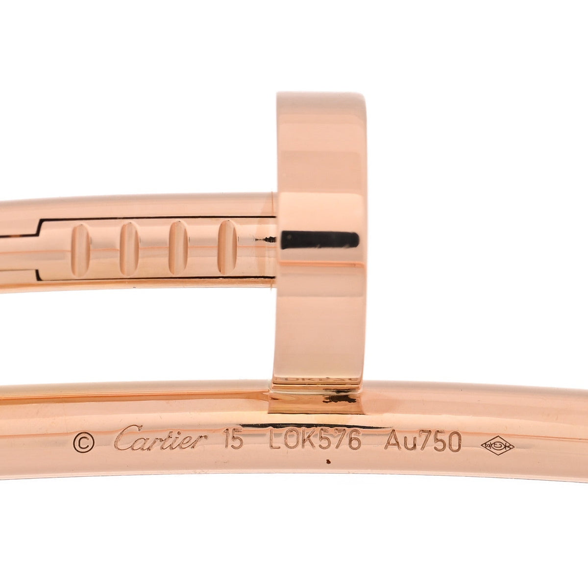 18K Pink Gold Juste Un Clou Bracelet 15