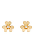 18K Yellow Gold Diamond Mini Frivole Earrings