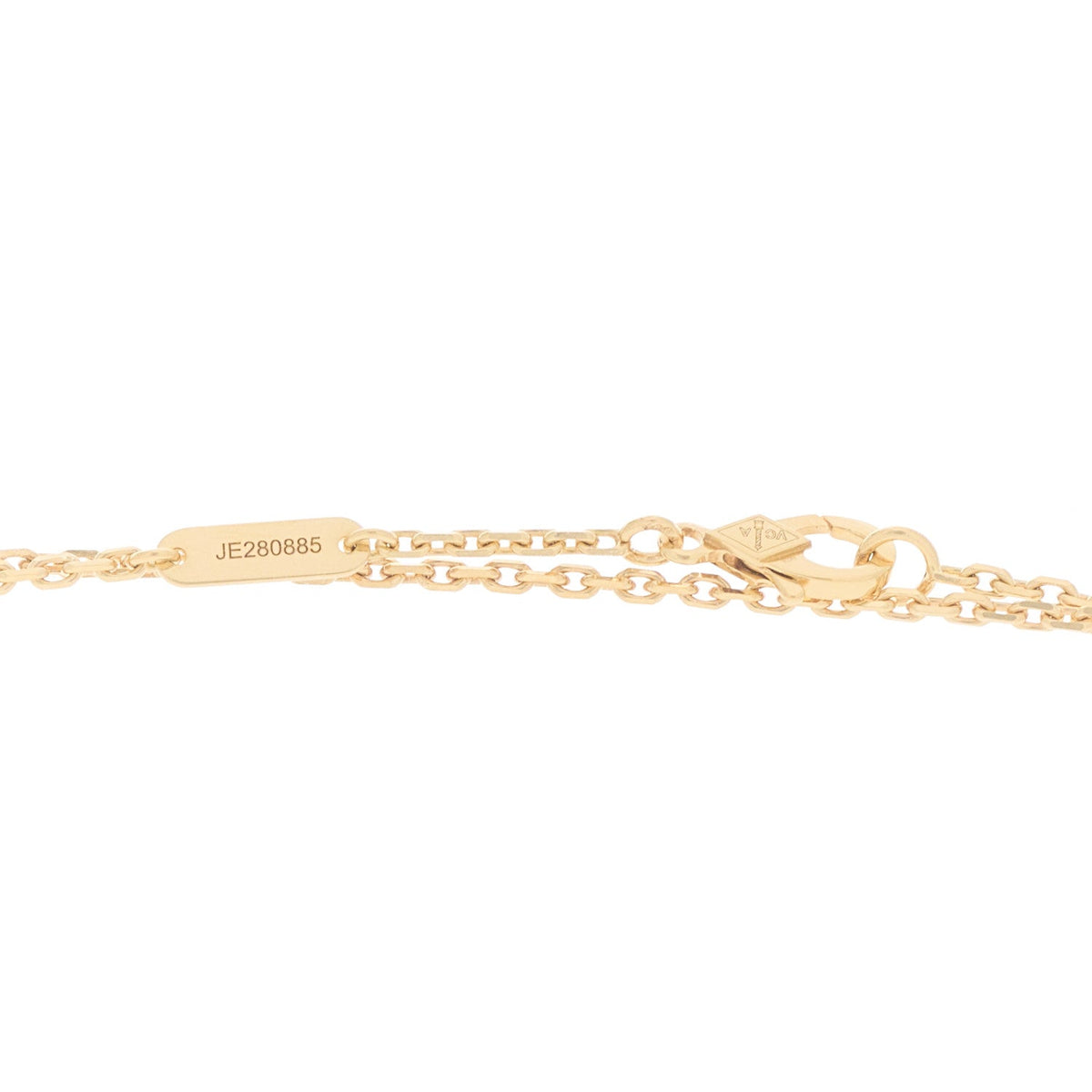 18K Yellow Gold Mother of Pearl Magic Alhambra Long Necklace