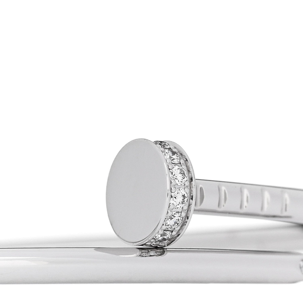18K White Gold Diamond Small Juste Un Clou 16