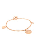18K Rose Gold Diamond PM Ex-Libris Bracelet SH