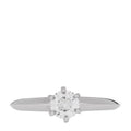 Platinum Diamond .41ct Solitaire Engagement Ring 46 3.75
