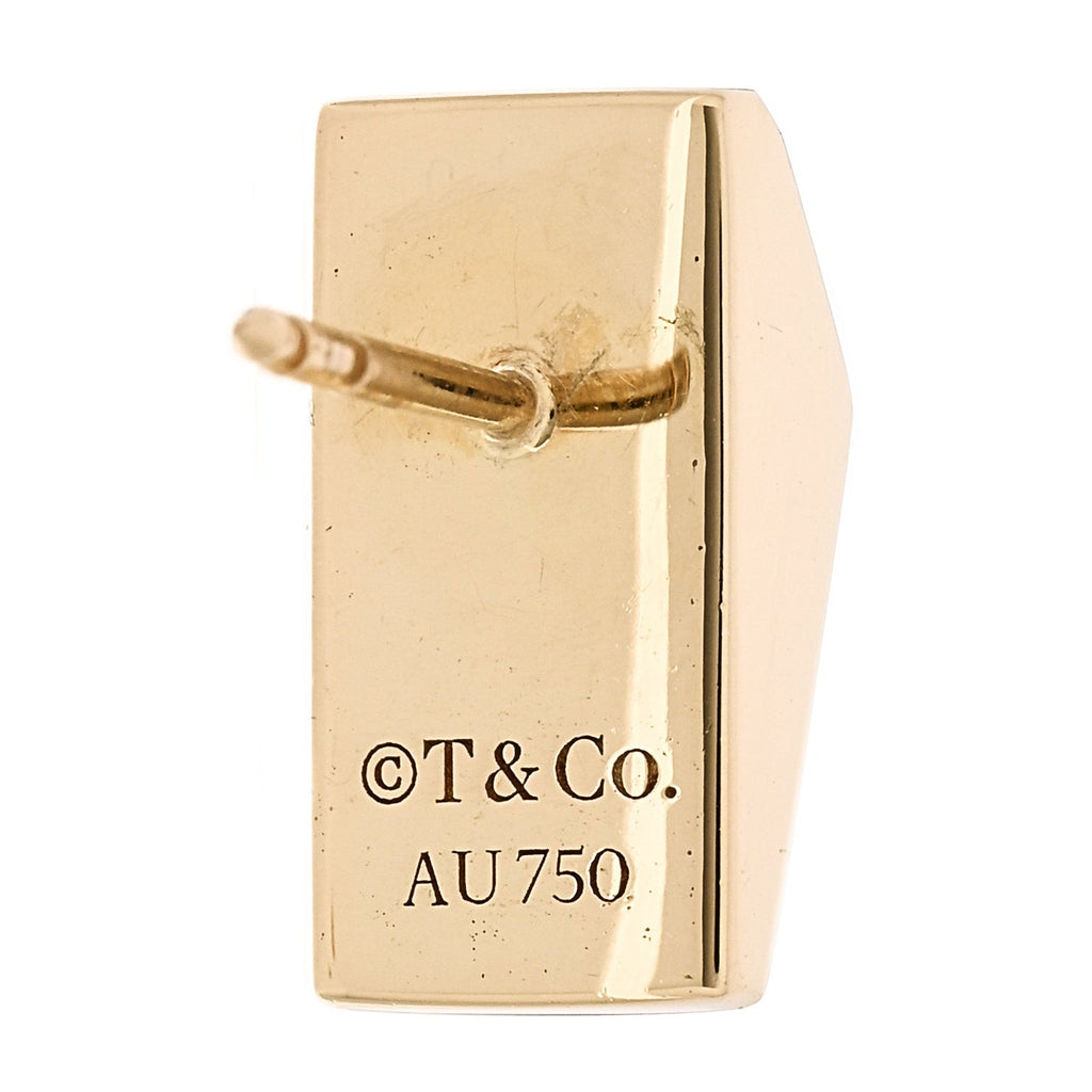 18K Yellow Gold Diamond Out of Retirement Earrings