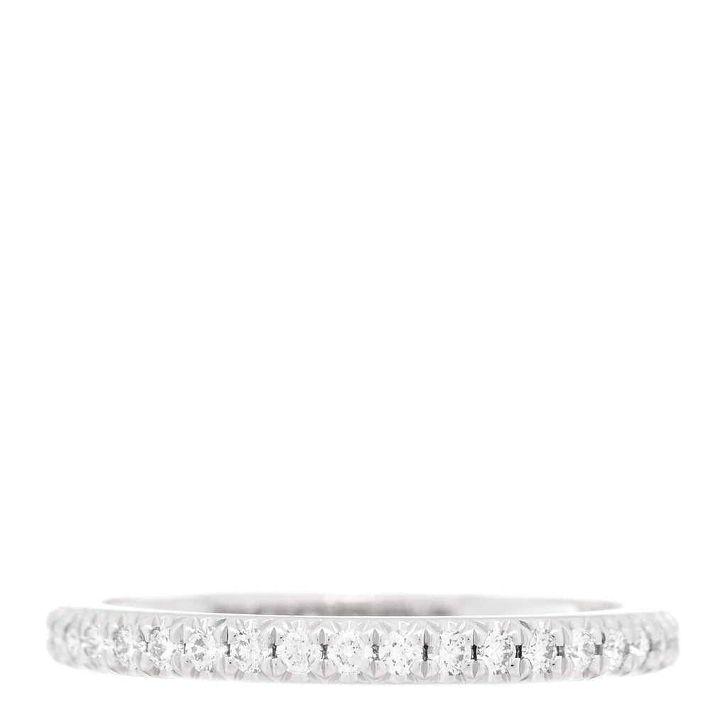 Platinum Diamond .32ctw Soleste Eternity Band Ring 43 2.75