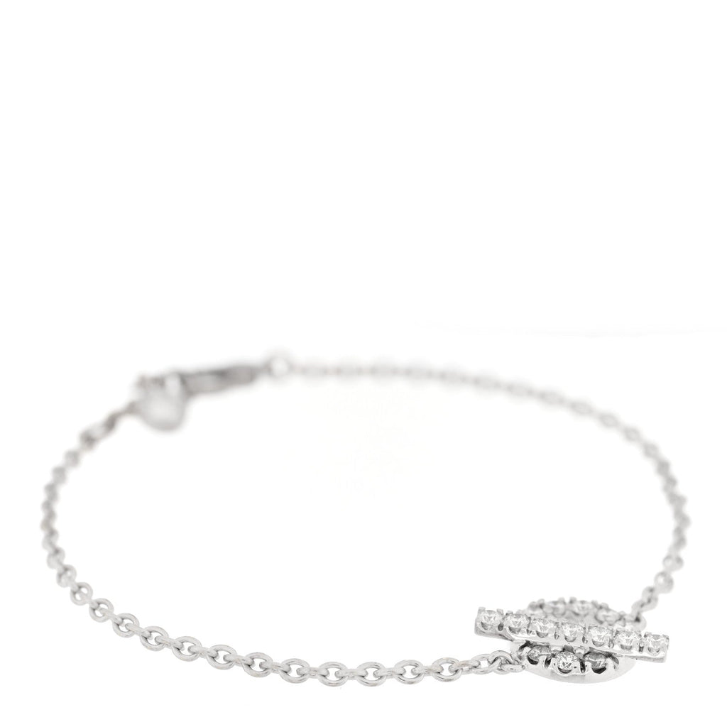 18K White Gold Diamond Finesse Bracelet SH