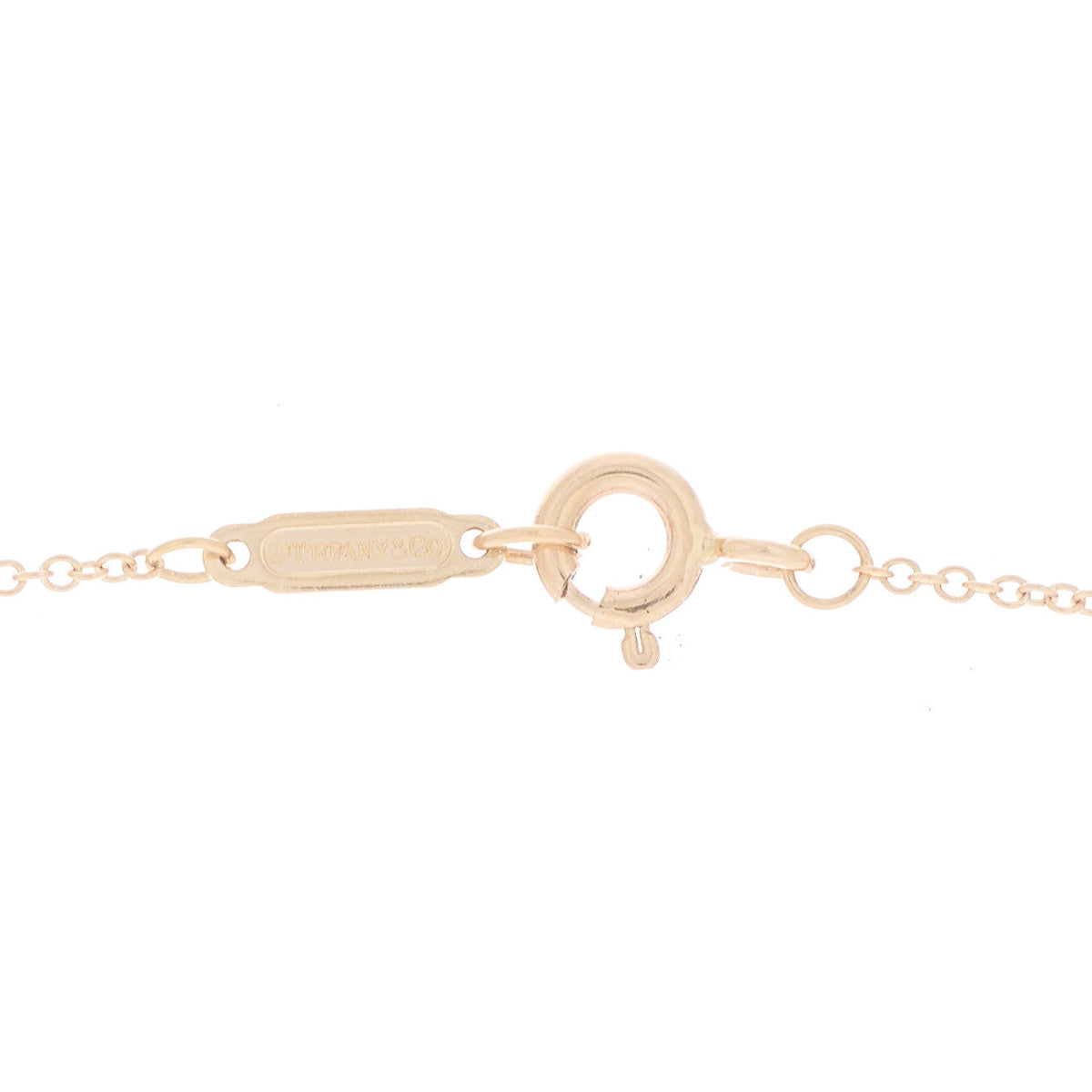 18K Rose Gold Diamond Mini Victoria Key Pendant Necklace