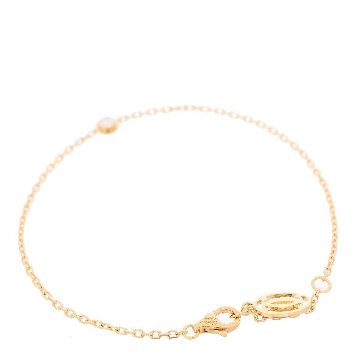 18K Yellow Gold Diamond SM D'Amour Bracelet