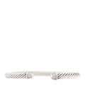 Sterling Silver Diamond Cultured Pearl 5mm Cable Classics Bracelet