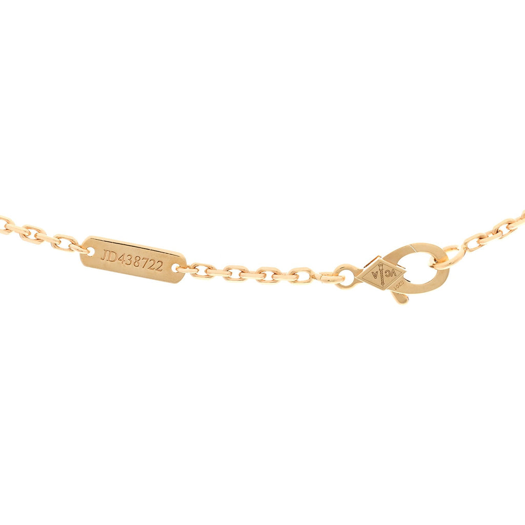 18K Yellow Gold Zodiac Virgo Pendant Necklace