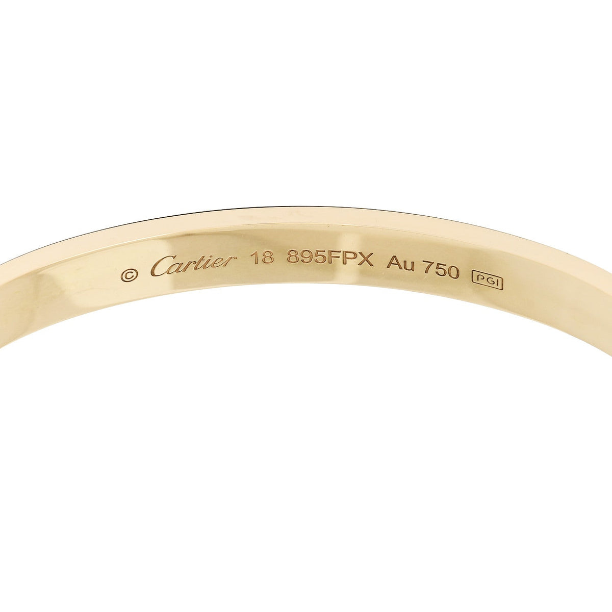 18k Yellow Gold Love Bracelet 18