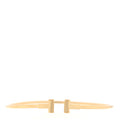 18K Yellow Gold Narrow T Wire Bracelet