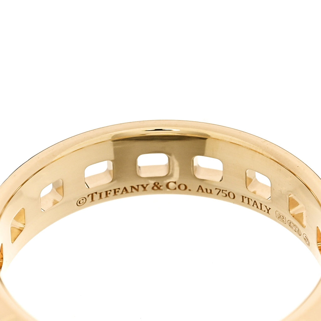 18K Yellow Gold T True Wide Ring 61 9.5