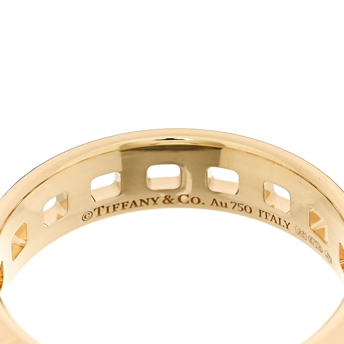 18K Yellow Gold T True Wide Ring 61 9.5