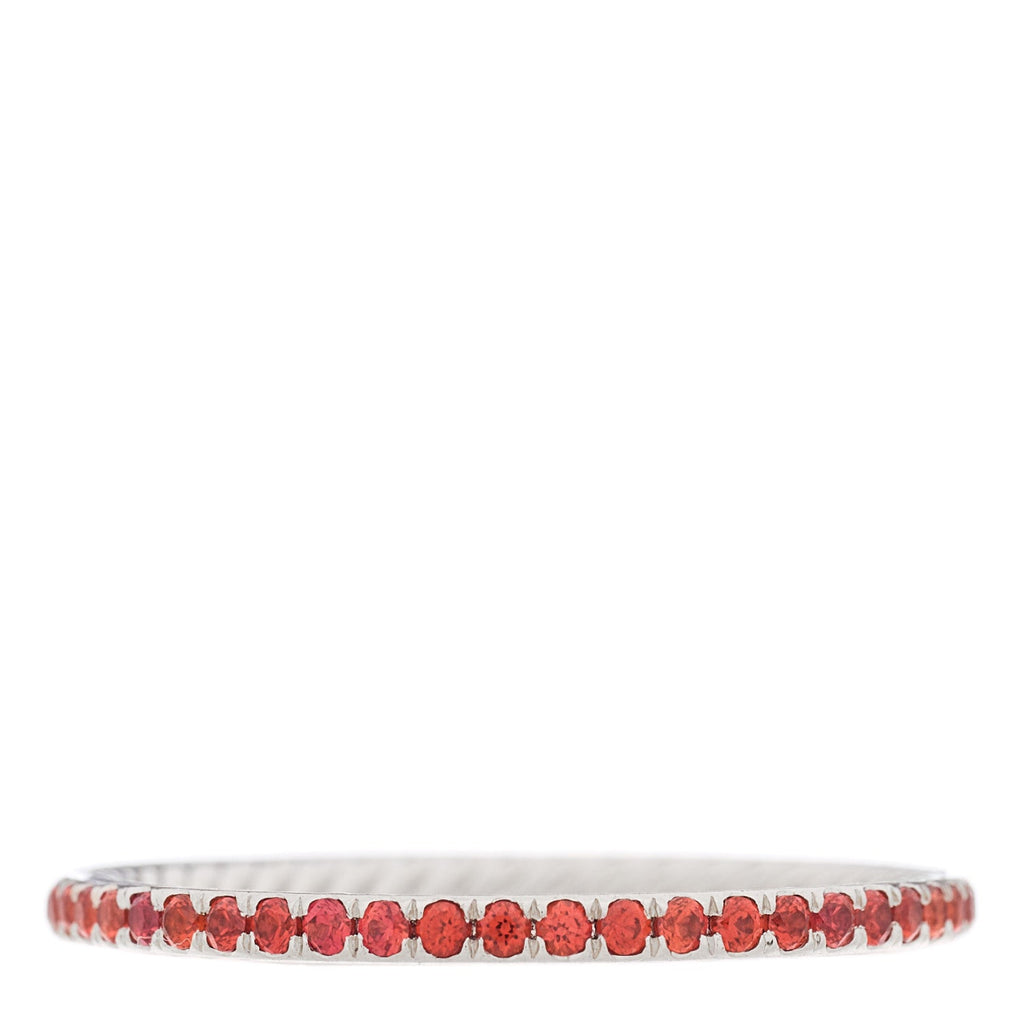 Platinum Ruby 1.85mm Eden Eternity Band Ring 67 11.75