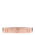 18K Pink Gold 3.5mm LOVE Wedding Band Ring 60 9.25