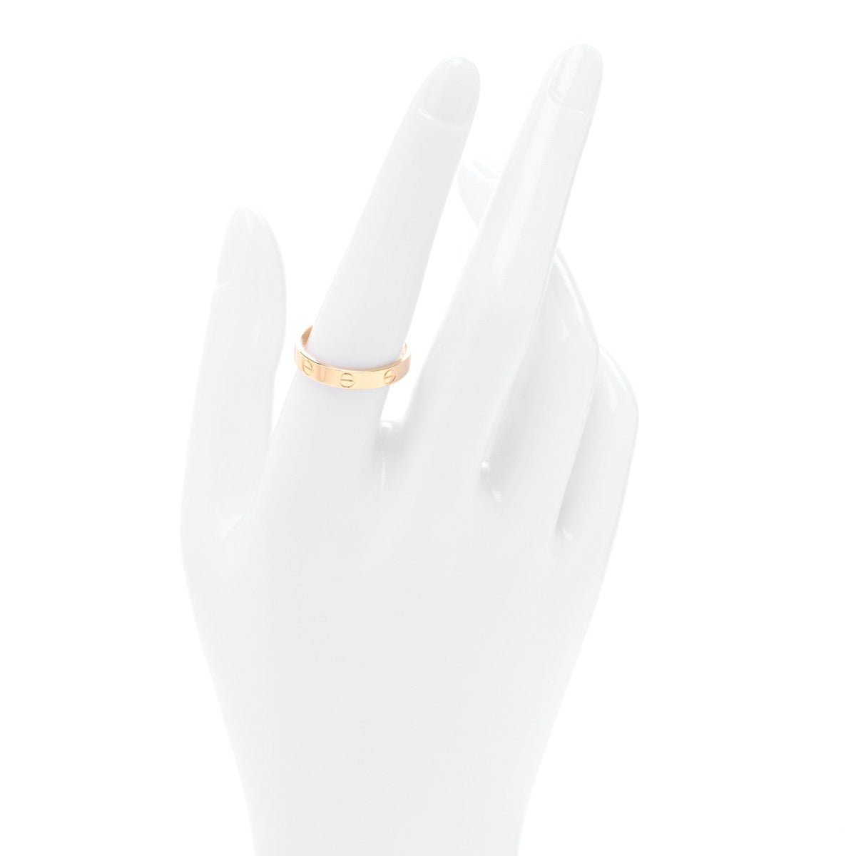 18K Yellow Gold 3.5mm LOVE Wedding Band Ring 57 8