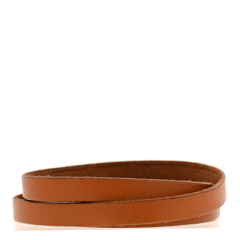 Barenia Hapi 3 MM Triple Tour Bracelet Fauve