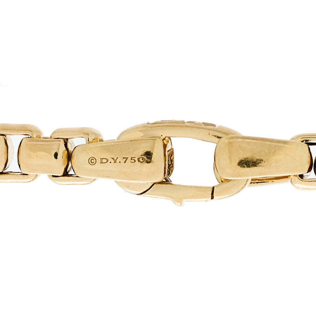 18K Yellow Gold 5mm Box Chain Bracelet