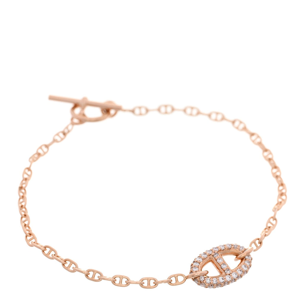 18K Rose Gold Diamond Farandole Bracelet ST