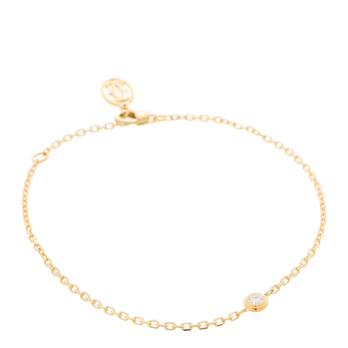 18K Yellow Gold Diamond SM D'Amour Bracelet