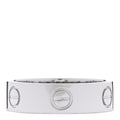 18K White Gold 5.5mm LOVE Ring 54 6.75