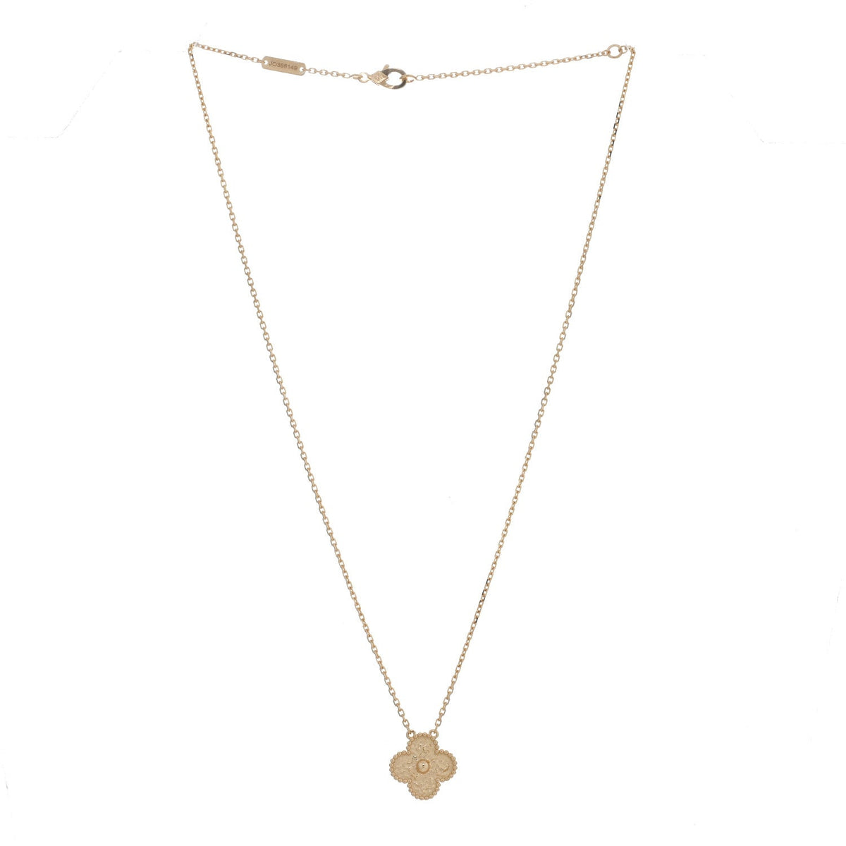 18K Yellow Gold Vintage Alhambra Pendant Necklace
