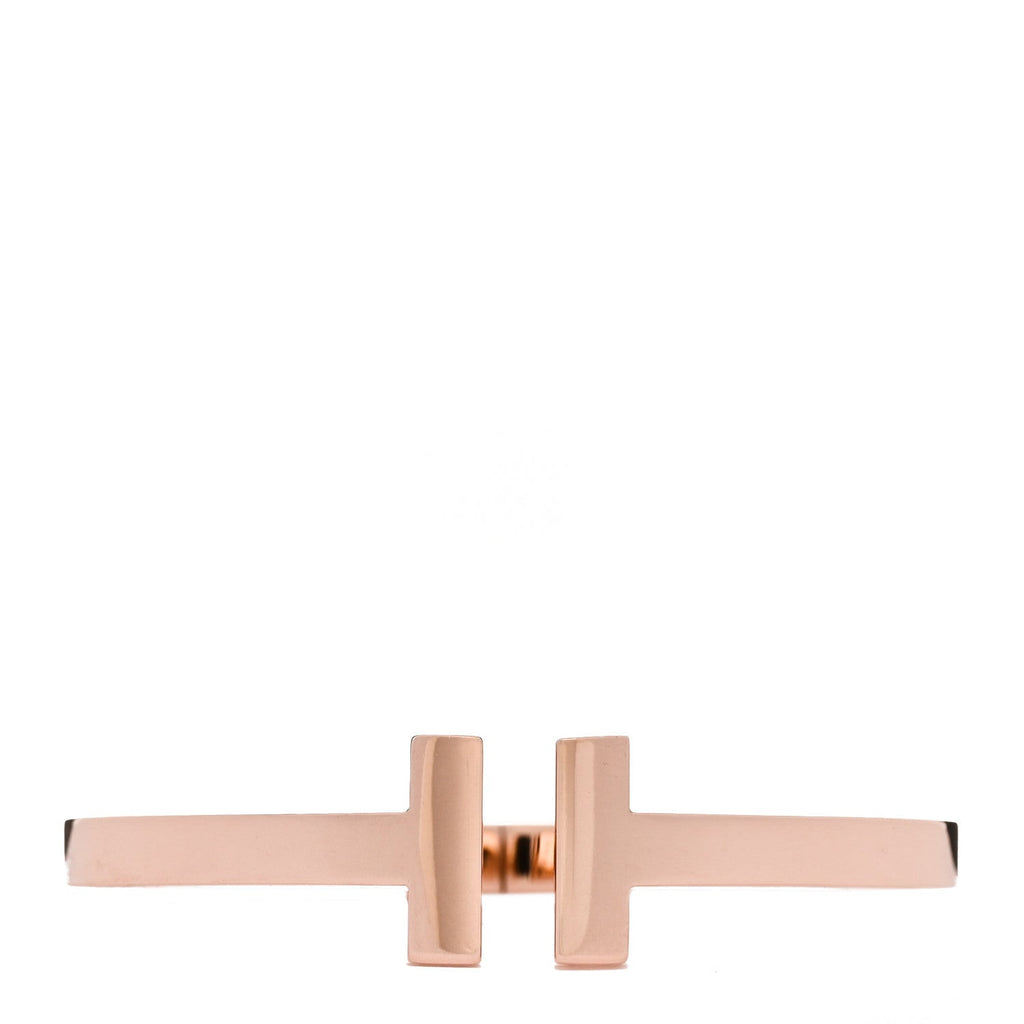 18K Rose Gold T Square Bracelet