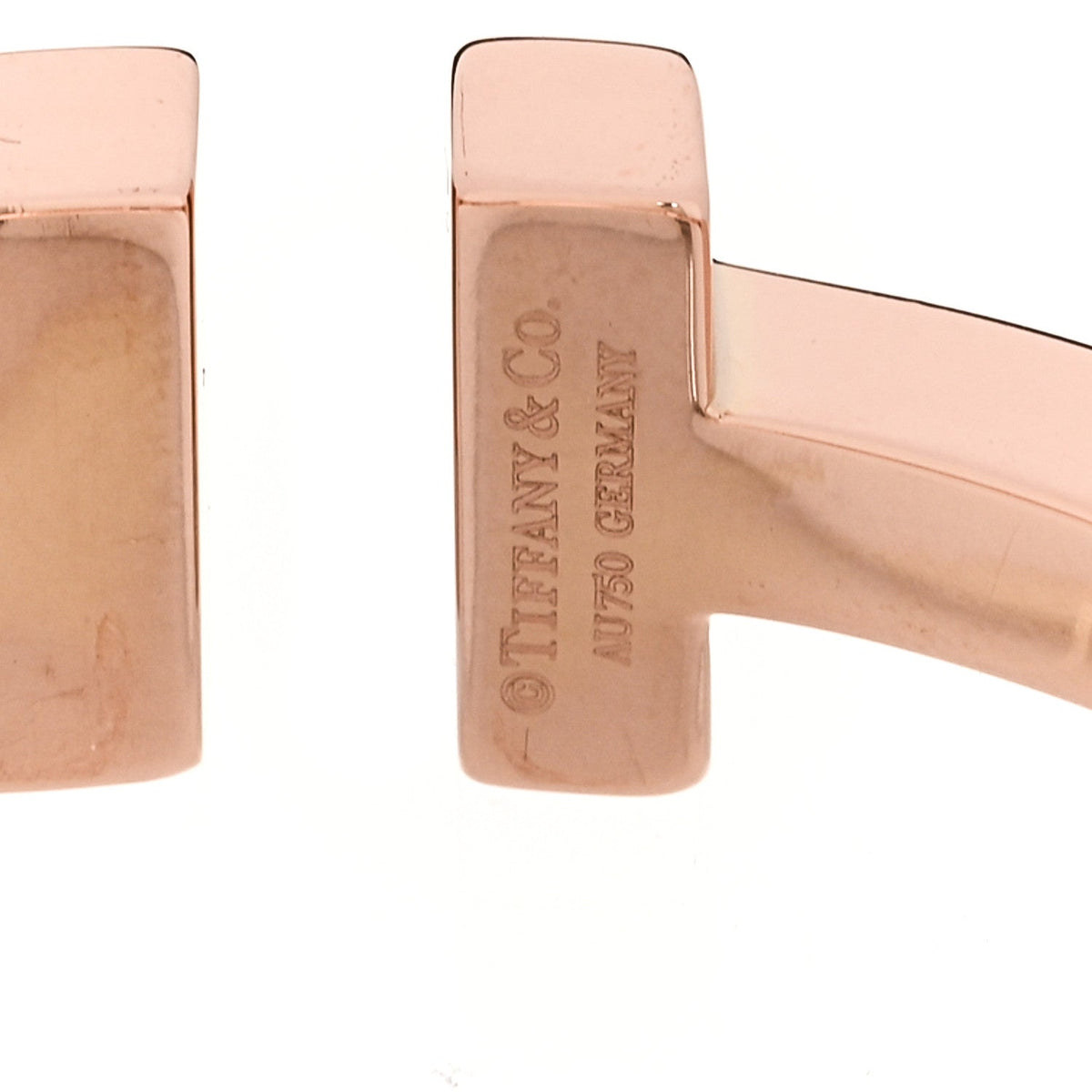 18K Rose Gold T Square Bracelet