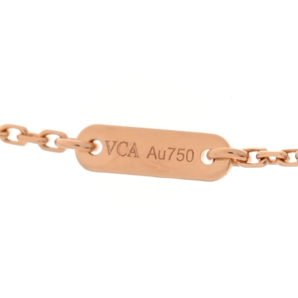 18K Rose Gold Sweet Alhambra Pendant Necklace