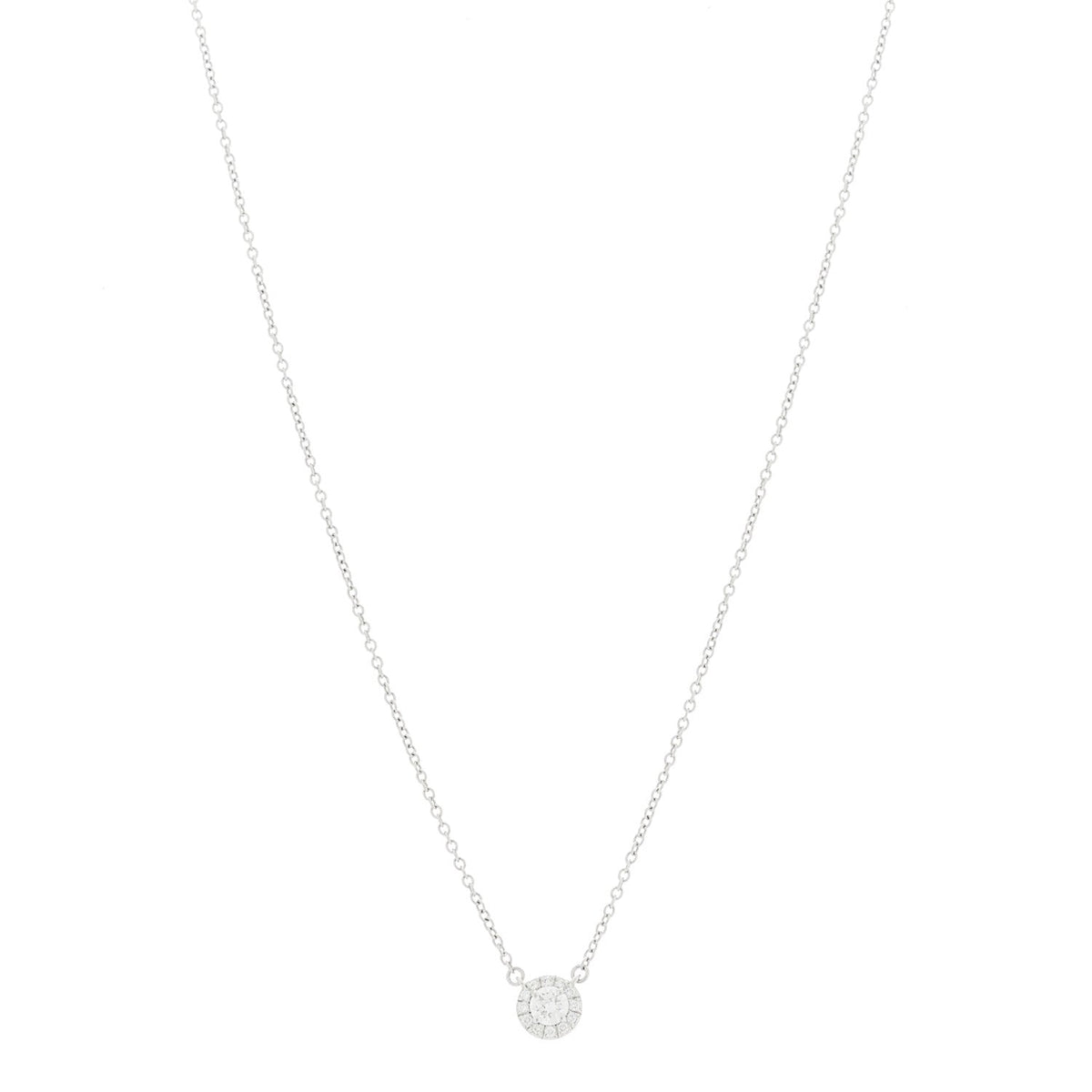 Platinum Diamond .20ctw Soleste Pendant Necklace