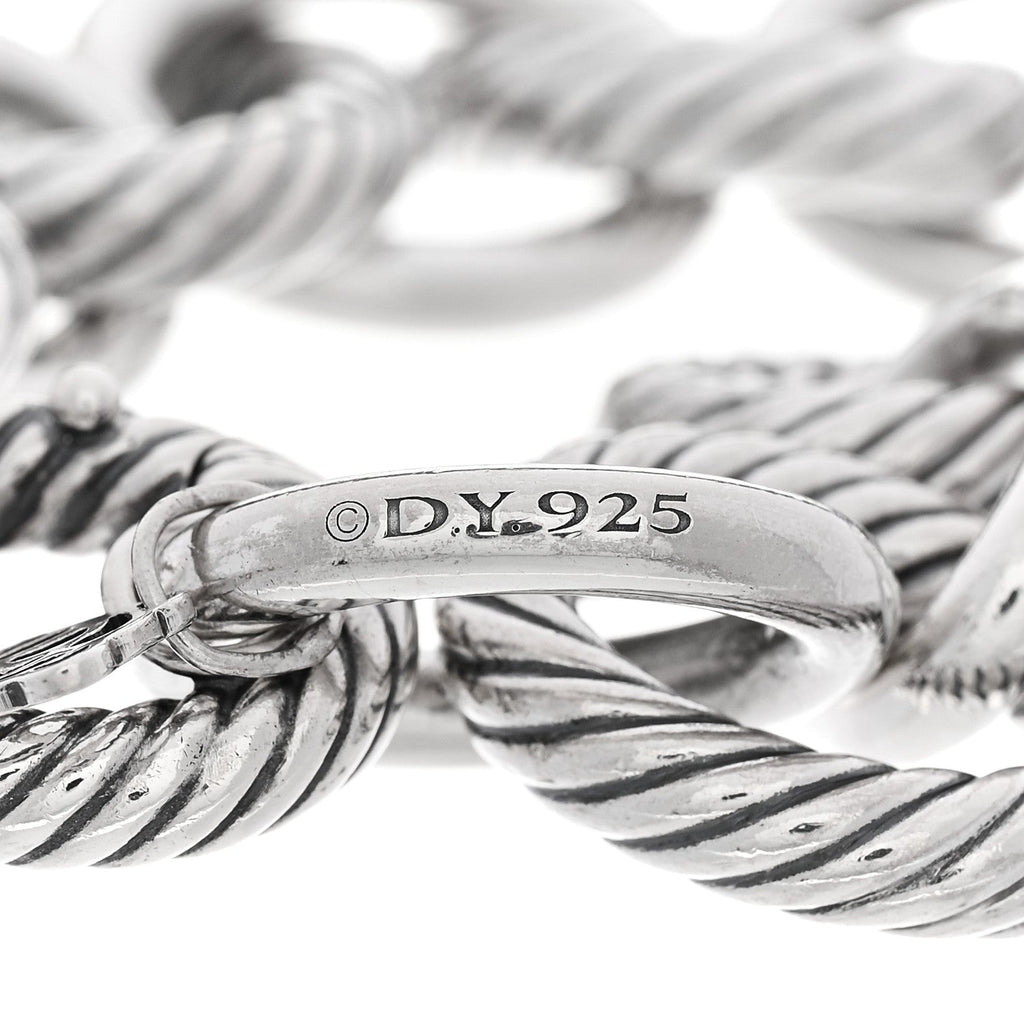 Sterling Silver 17mm Large Oval Link Bracelet