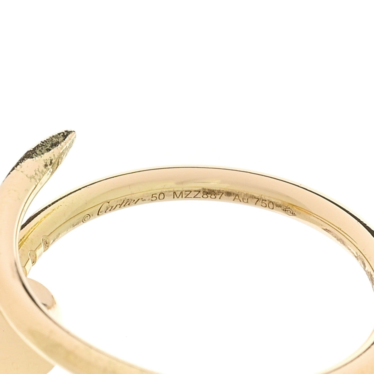 18K Yellow Gold Small Juste Un Clou Ring 52 6