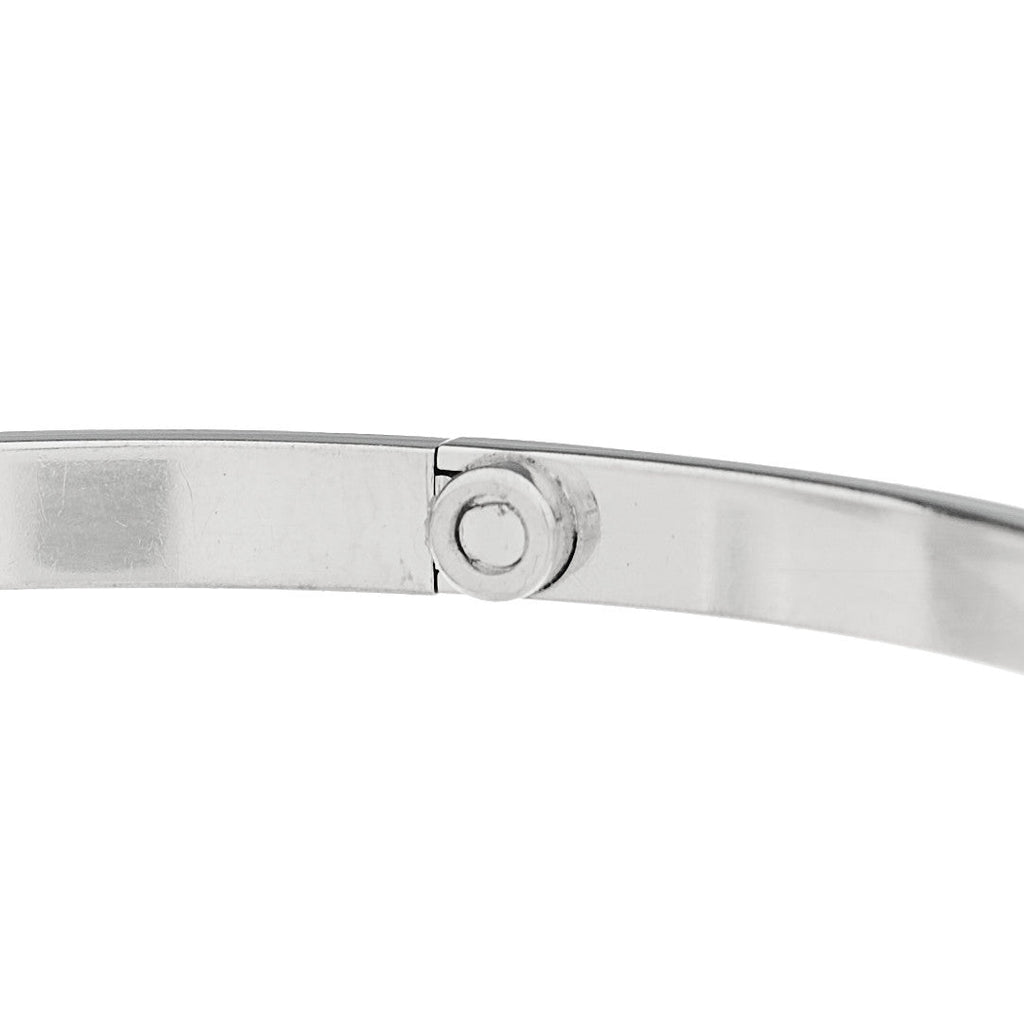 18K White Gold 6 Diamond Small LOVE Bracelet 18