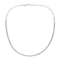 Sterling Silver Aztec Zig Zag Necklace