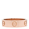 18K Pink Gold 5.5mm LOVE Ring 56 7.75