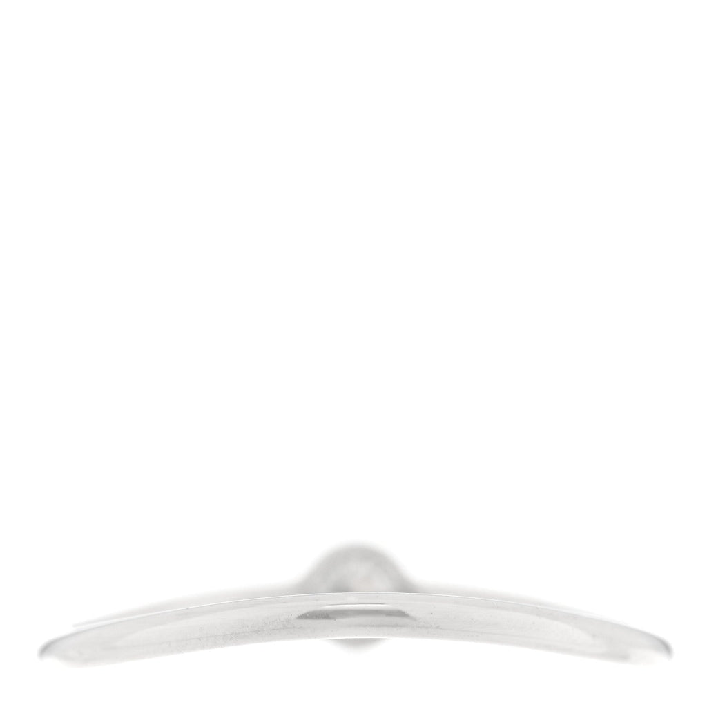 Platinum Diamond Elsa Peretti Single-Row Wave Ring 49 4.75
