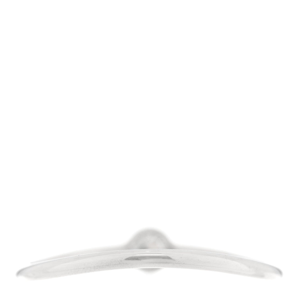 Platinum Diamond Elsa Peretti Single-Row Wave Ring 49 4.75