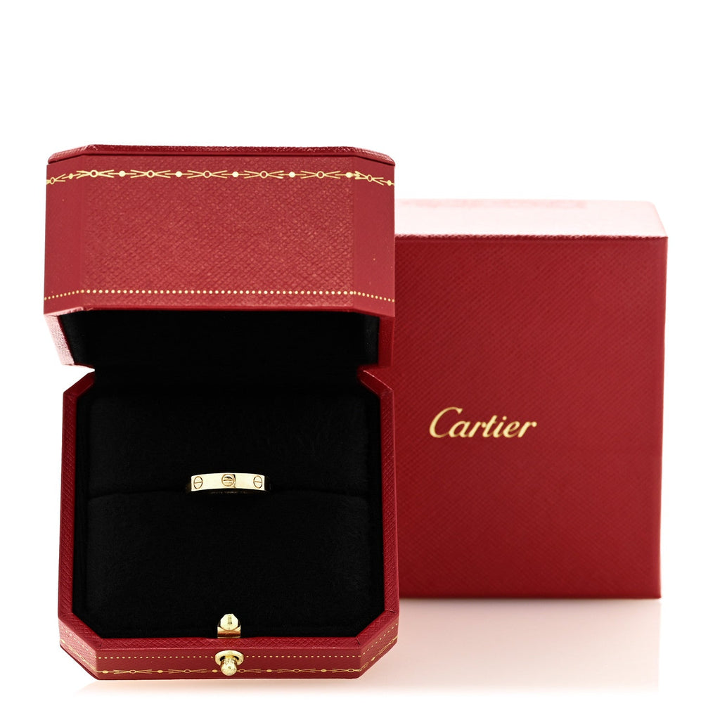 18K Pink Gold 3.5mm LOVE Wedding Band Ring 52 6