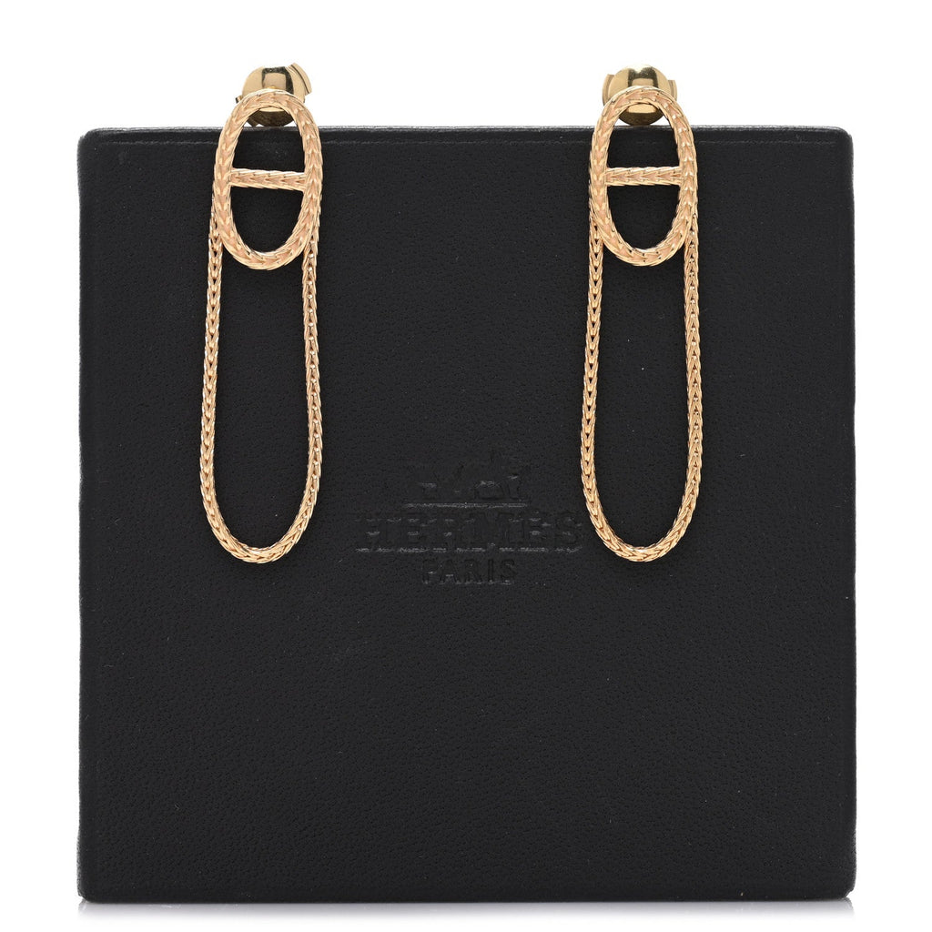 18K Yellow Gold PM Chain d'Ancre Danae Earrings