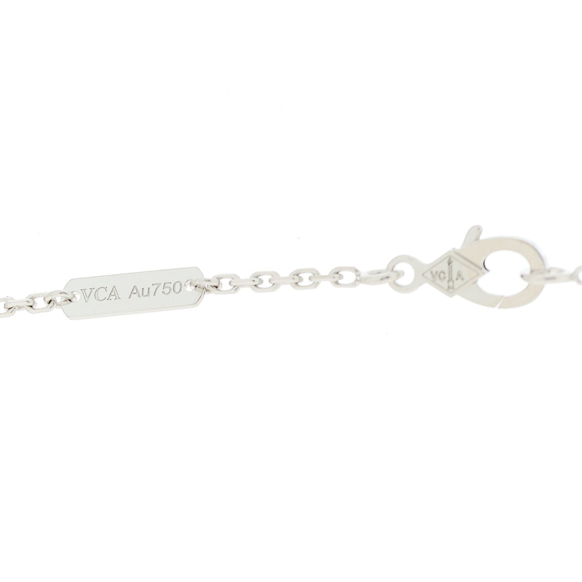 18K White Gold Diamond Two Butterfly Pendant Necklace