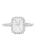 Platinum Diamond 1.63ct Soleste Emerald Cut Ring 47 4